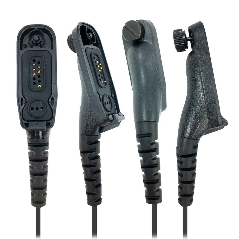 [Australia - AusPower] - ProMaxPower Two Way Radio Light Weight Single Muff Headset with Boom Microphone for Motorola DP3401 DGP8050 APX6000XE MTP850 