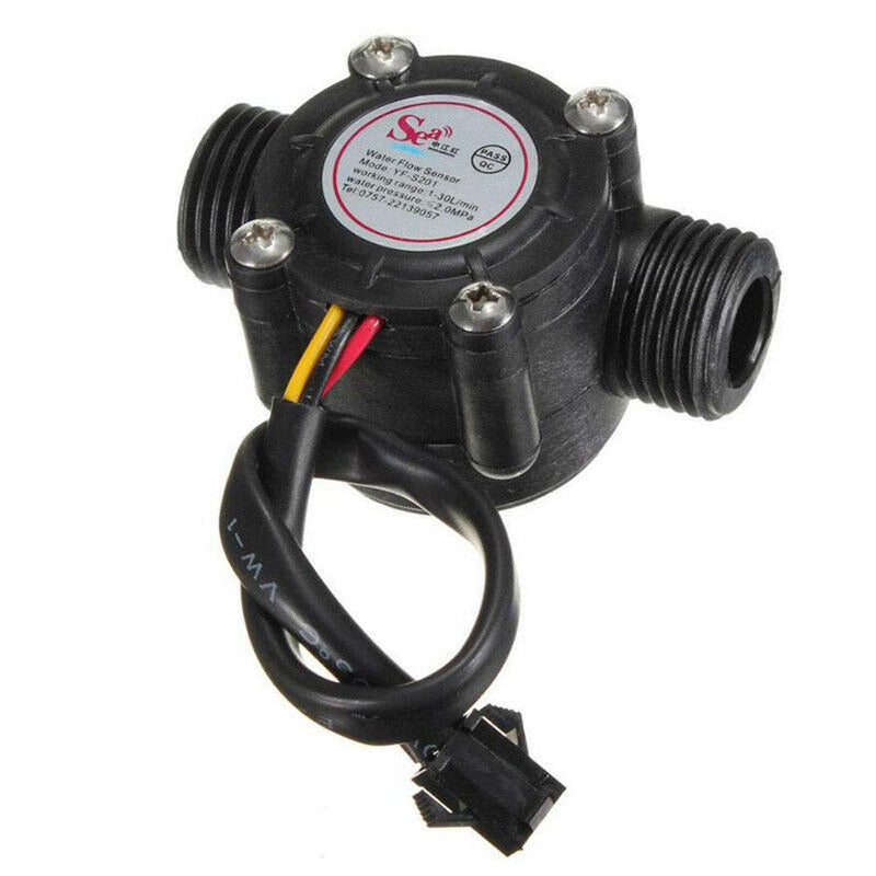 [Australia - AusPower] - Gump's grocery Water Flow Sensor flowmeter Hall Flow Sensor Module Water Control 1-30L/min 