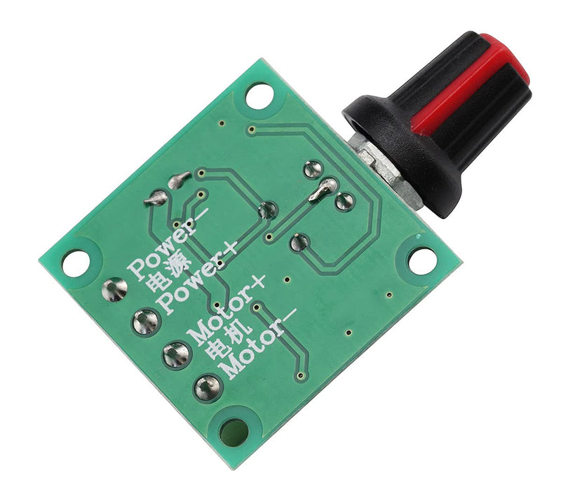 [Australia - AusPower] - VKLSVAN 6PCS DC PWM Motor Speed Controller 1803BK 1803B Adjustable Driver Switch with Speed Control Knob DC 1.8v 3v 5v 6v 12v 2A 30W Low Voltage 
