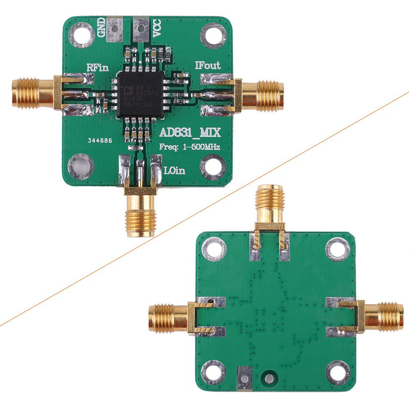 [Australia - AusPower] - Frequency Converter AD831 Single Chip High Frequency RF Mixer Radio Frequency Conversion Module for HF and VHF Receiver, 0.1-500MHz 