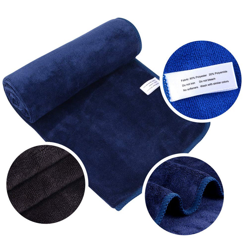 [Australia - AusPower] - SINLAND Microfiber Gym Towels Sports Fitness Workout Sweat Towel Super Soft and Absorbent3 Pack 16 Inch X 32 Inch 