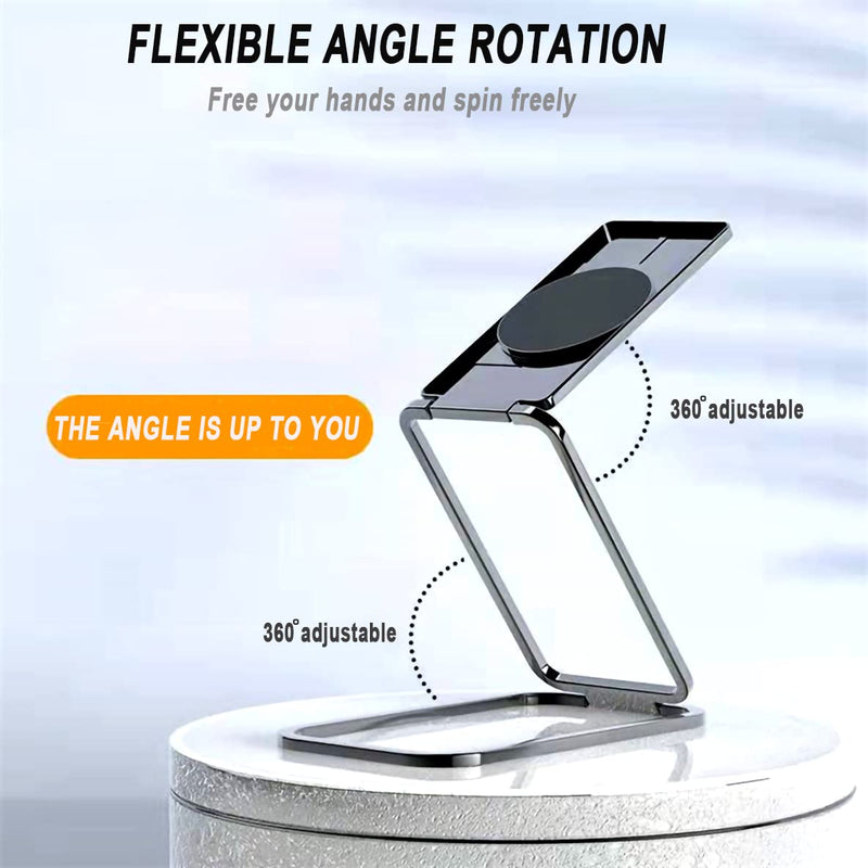[Australia - AusPower] - 2 Pack Cell Phone Ring Stand Holder, IOUALEY Finger Kickstand 360° Rotation Adjustable Portable Metal Finger Grip Ring Kickstand Fits Most Smartphone Tablets Desk Office Car Mount, 2 Colors 