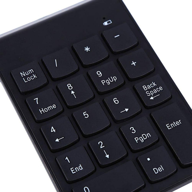 [Australia - AusPower] - 2.4G Wireless Numeric Keypad 18 Keys Ultra Slim Numeric Keypad with Mini USB Receiver Auto Sleep Mode for Laptop Notebook Desktop PC Computer 