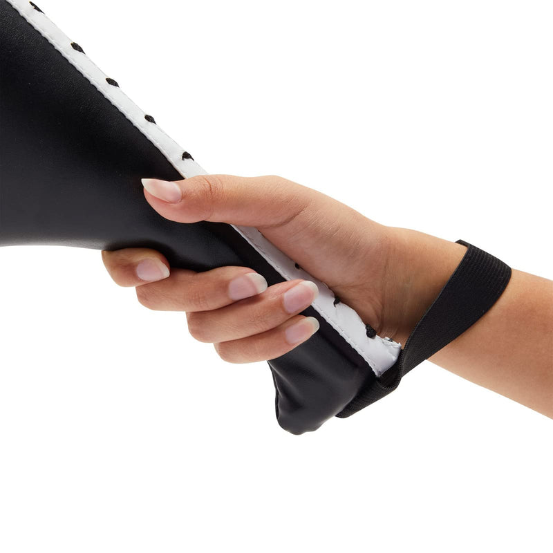 [Australia - AusPower] - Juvale Black Taekwondo Kick Pads for Training, Martial Arts Striking Pads (15 x 7.5 in, 2 Pack) 