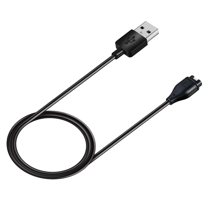 [Australia - AusPower] - Kissmart Compatible with Garmin Vivosport Charging Cable, Replacement Charger Cable Cord for Garmin Vívosport (Black, 2-Pack) 