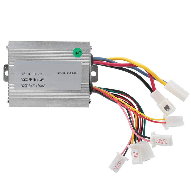 [Australia - AusPower] - Xinwoer 【𝐂𝐡𝐫𝐢𝐬𝐭𝐦𝐚𝐬 𝐃𝐞𝐚𝐥𝐬】 Electric Bicycle Speed Brush Motor Controller 12V 500W Electric Brush Motor Controller DC Motor Speed Control for Electric Vehicle Scooter 