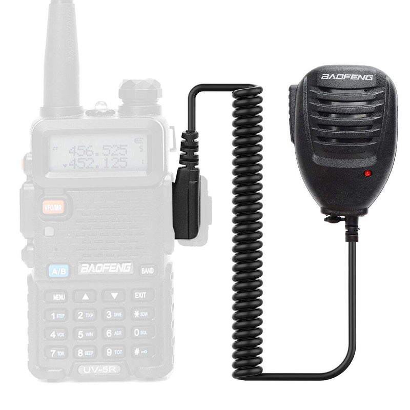 [Australia - AusPower] - Baofeng Two Way Radio Handheld Speaker Mic Microphone, Remote Shoulder Mic for BaoFeng UV-5R BF-888S UV-82 UV-S9 BF-F8HP UV-10R UV-11R BF-H6 GT-3 GM-15PRO Ham Two Way Radio Walkie Talkie (4 Pack) 