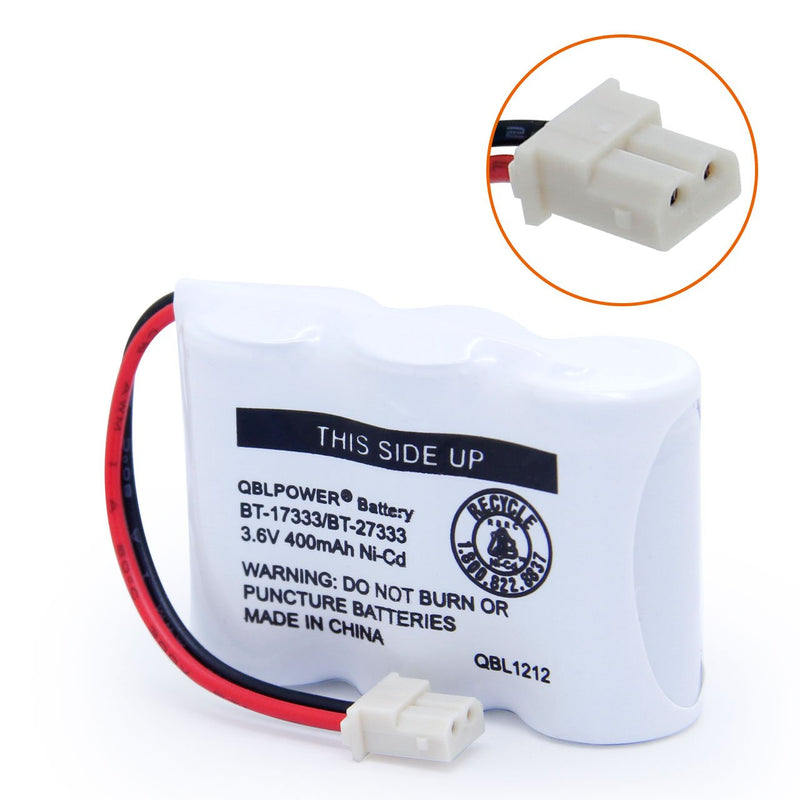 [Australia - AusPower] - QBLPOWER BT-17333 BT-27333 Handset Telephone Rechargeable Battery 2/3AA 3.6V NI-CD Cordless Phone Battery BT17333 BT27333 BT-17233 BT17233 BT-163345 CS5121 (Pack of 2) 2 Pack BT17333 