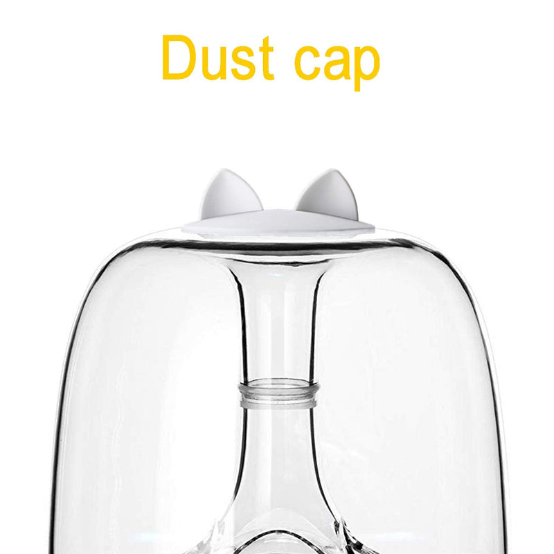 [Australia - AusPower] - SoundSticks III Speaker Anti-dust Cover - Silicone Lip for Harman Kardon Soundsticks II, III and Aura Studio 1, 2 Bluetooth Transparent Speaker System (Cat White) 