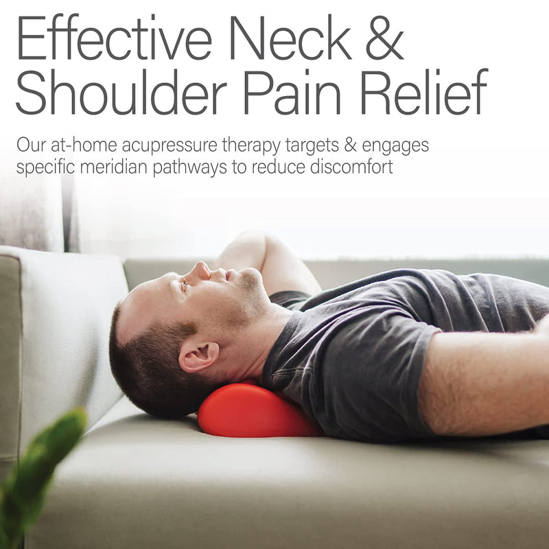 [Australia - AusPower] - Kanjo Acupressure Neck Pain Relief Cushion | Cervical Traction Device & Acupressure Cushion for Muscle Tension & Relaxation | Helps Relieve Neck & Shoulder Pain | FSA & HSA Eligible | Blue Original Neck Cushion - Blue 