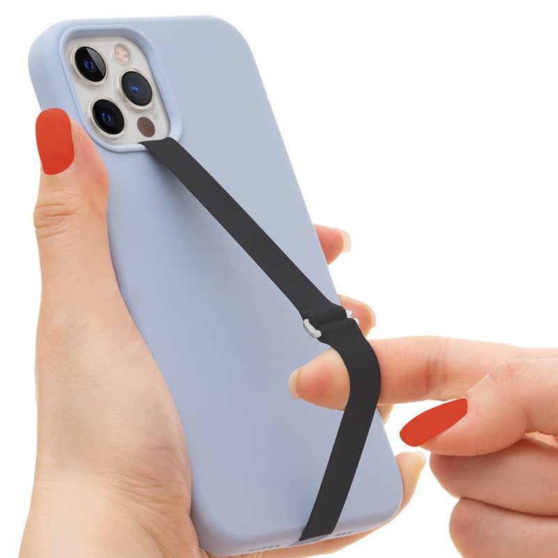 [Australia - AusPower] - 3pcs Phone Holder Gripper for Back of Mobile Phone Love Handle Phone Grip Silicone Stretching Strap Finger Holder for Hand Loop 