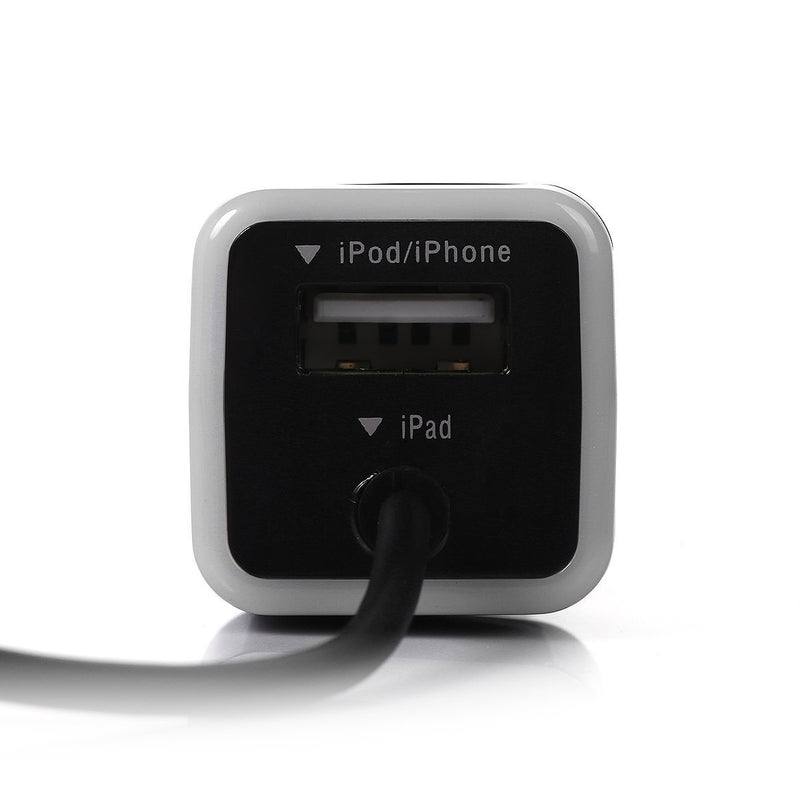 [Australia - AusPower] - iPhone Car Charger, [Apple MFI Certified] Lighting Car Charger for iPhone X, 8, 8 Plus, 7, 7Plus 6S / 6S Plus, 6, 6 Plus, SE, 5, 5S, iPad Pro, Air 2, Mini 3,with Extra USB Port (Black) Black 