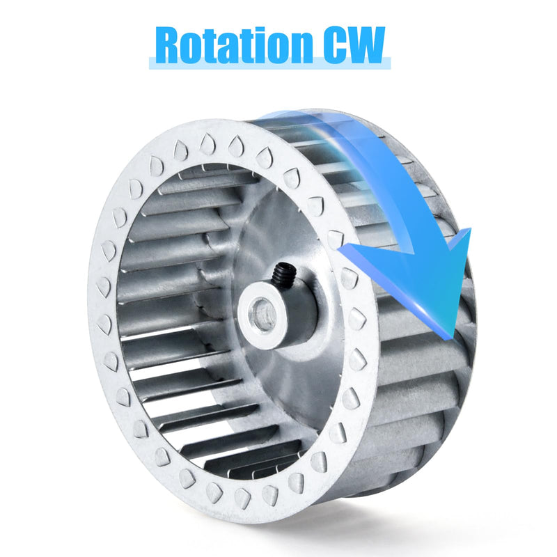 [Australia - AusPower] - LA11AA005 Draft Inducer Blower Wheel for Carrier Bryant Furnace, Inducer Motor Blower Wheel LA11AA005 for Carrier 318984-753 Draft Inducer Motor Kit 