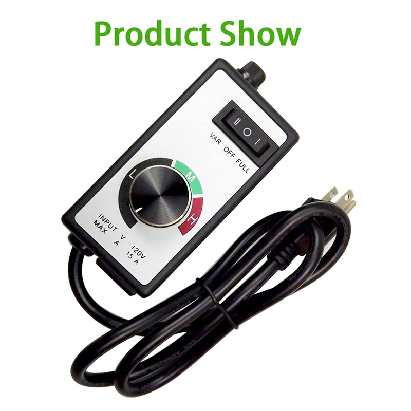 [Australia - AusPower] - ALL-CARB Router Fan Electric Motor Rheostat Variable Speed Controller AC 1500W / 120V / 15A 