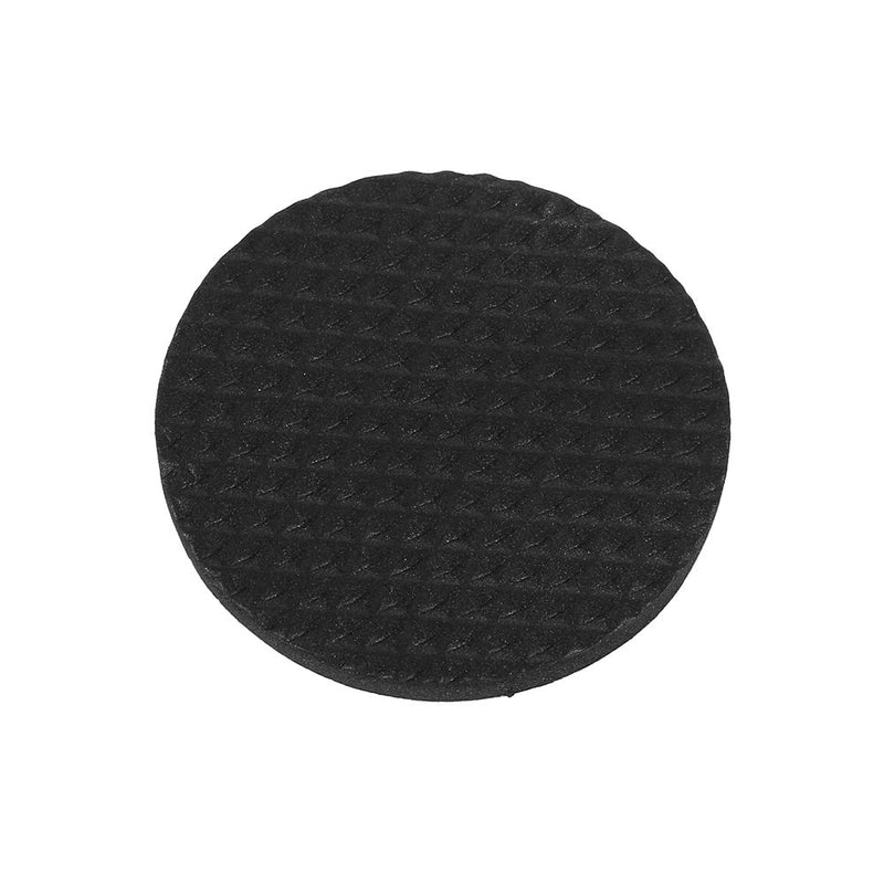 [Australia - AusPower] - 12Pcs Black Protective Rubber Pads Self Adhesive Floor Protectors Anti Scratch Furniture Sofa Table Chair Rubber Feet Pad Round 