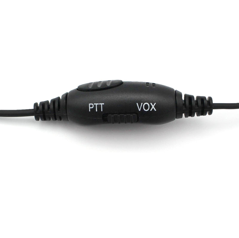 [Australia - AusPower] - GoodQbuy Over-Head Earpiece/Headset with Boom Mic &VOX for Kenwood PUXING Baofeng UV-5R UV-5RA 888S Retevis H777 2 Way Radio Walkie Talkies 