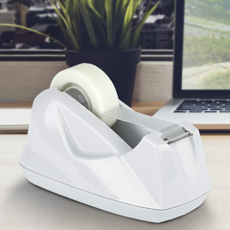 [Australia - AusPower] - Acrimet Premium Desktop Tape Dispenser Non-Skid Base (Heavy Duty) (White Color) 