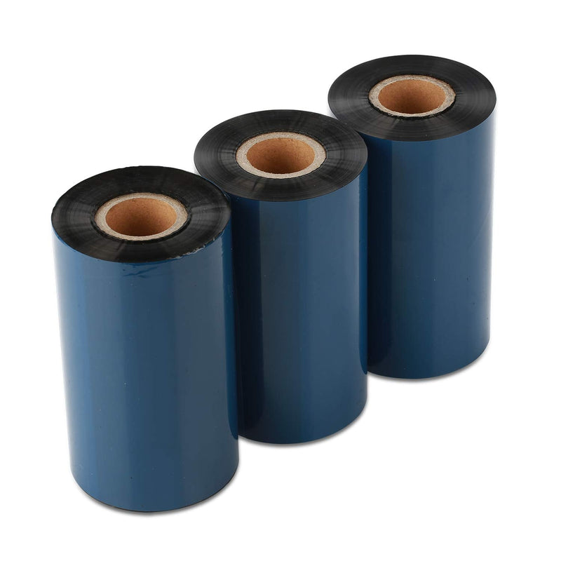 [Australia - AusPower] - CYTTR Thermal Transfer Ribbon - Premium Resin-Enhanced Wax - 4.33" x 984" (110mmx300mm) 1 Inch core Ink Outside Compatible for Zebra Datamax Sato TT Printers (1 Roll) 