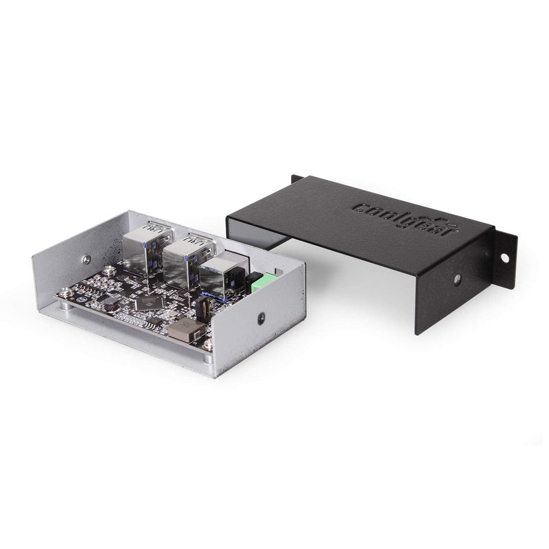 [Australia - AusPower] - Coolgear 4 Port USB 3.2 Gen 1 Powered Hub w/ESD Surge Protection 