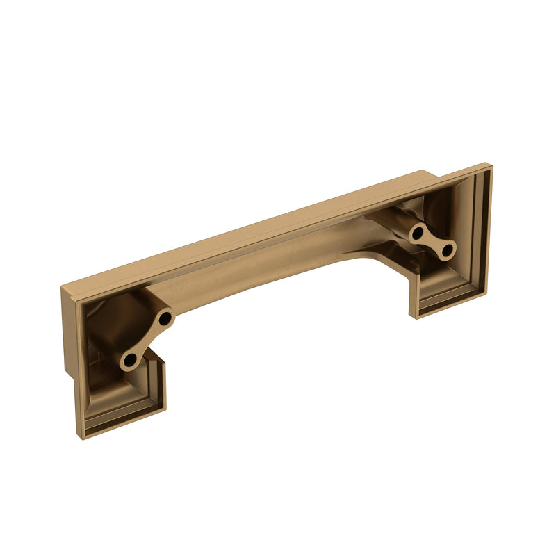 [Australia - AusPower] - Amerock | Cabinet Cup Pull | Champagne Bronze | 3 inch & 3-3/4 inch (76mm & 96 mm) Center-to-Center | Appoint | 1 Pack | Drawer Pull | Cabinet Handle | Cabinet Hardware 3 & 3-3/4 in. Center-to-Center 