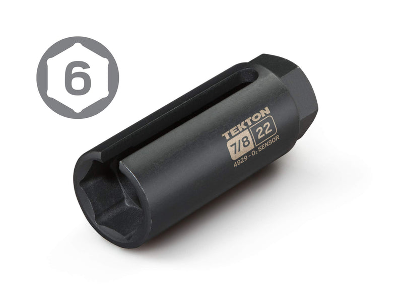 [Australia - AusPower] - TEKTON 3/8 Inch Drive x 7/8 Inch 6-Point Oxygen Sensor Socket | 4929 