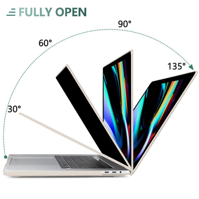 [Australia - AusPower] - Dongke for MacBook Pro 13 inch Case 2020 Release Model A2338 M1 A2251 A2289, Plastic Hard Shell Case & Keyboard Cover Only Compatible with MacBook Pro 13 2020 Touch Bar Fits Touch ID, Stone 