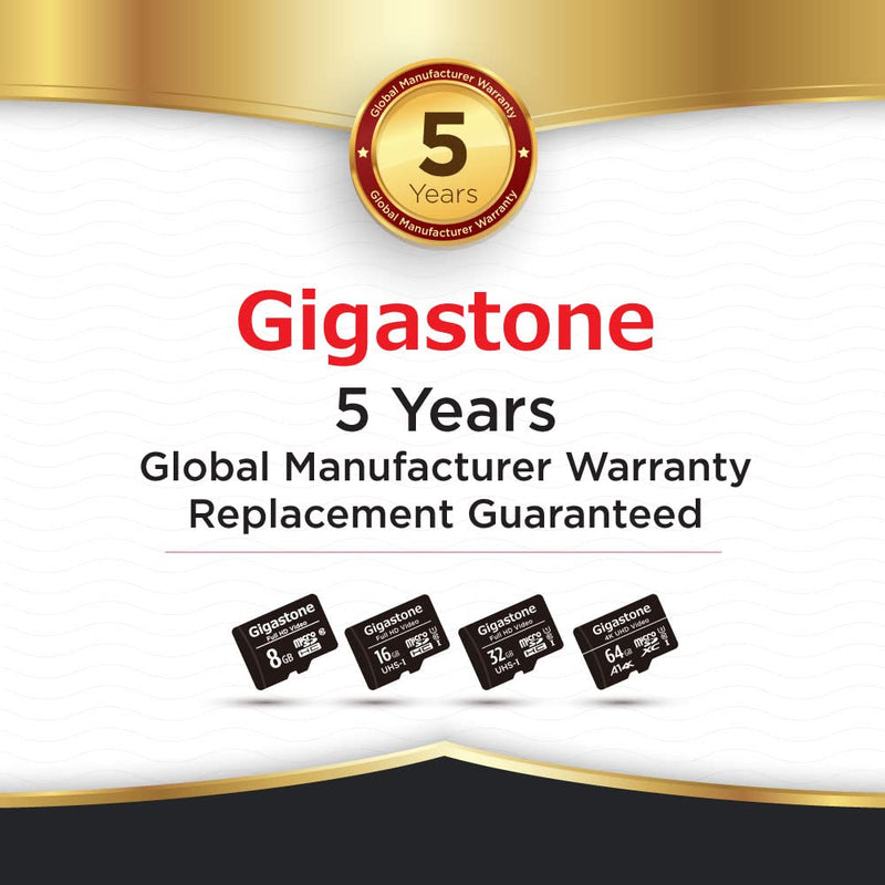 [Australia - AusPower] - Gigastone 8GB 10-Pack Micro SD Card, Full HD Video, Surveillance Security Cam Action Camera Drone, 80MB/s Micro SDHC Class 10 FHD Video 8GB 8GB Full HD Video 10-Pack 