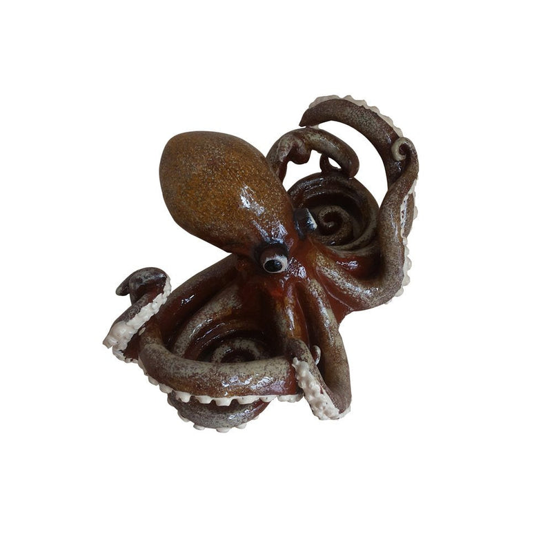 [Australia - AusPower] - Comfy Hour Western Retro Collection 3" Octopus Salt and Pepper Bottle Holder, Polyresin Brown 