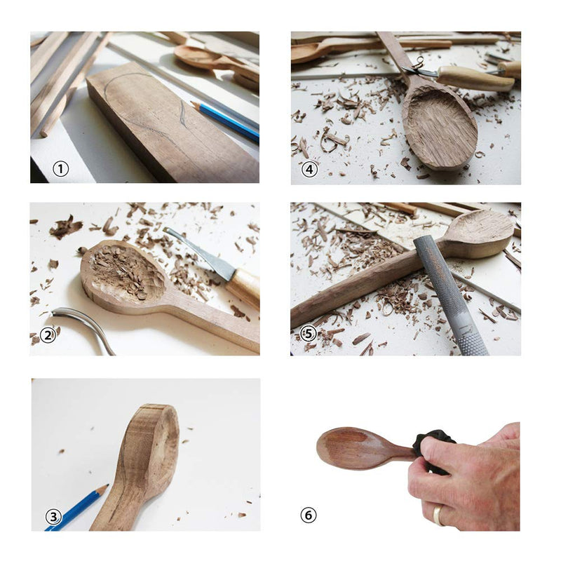 [Australia - AusPower] - Kalinco Wooden Acacia Salad Servers with Salad Spoon and Fork Set Cooking Utensils for Kitchen (Natural Handmade Cookware) (salad servers) 