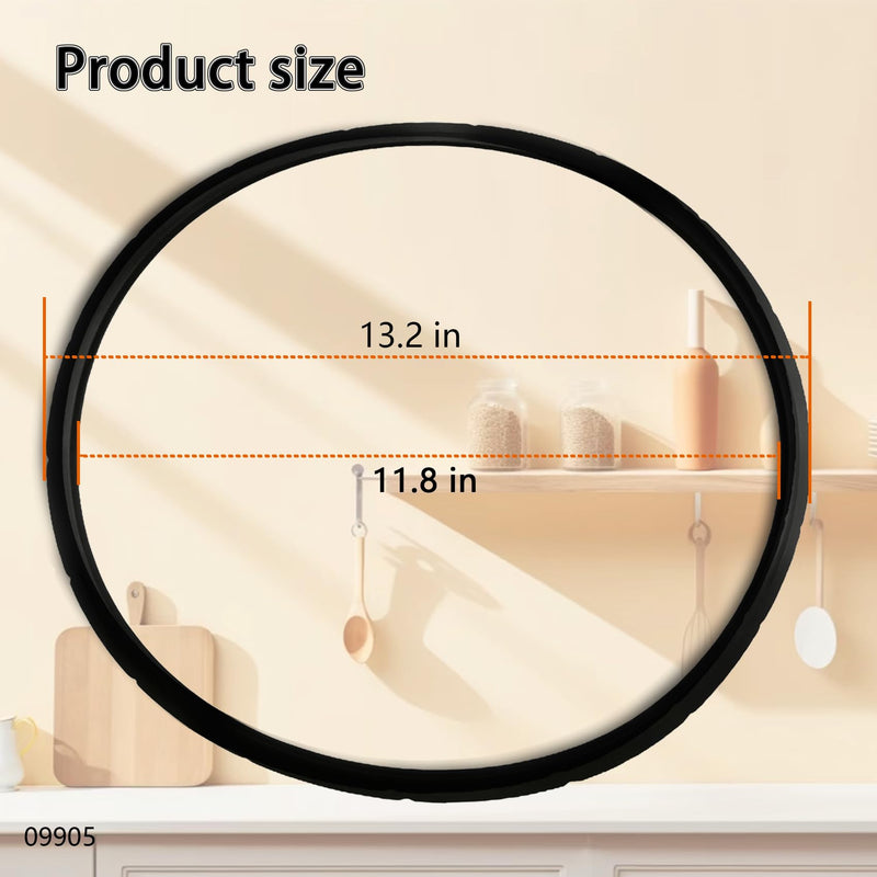 [Australia - AusPower] - 09905 Pressure Canner Sealing Ring 1 Packï¼ŒReplacement Gasket for Pressure Cooker Overpressure Plug Pack Fits Presto Pressure Canner Models: 01710, 01740, 01750, 01770, 01780 