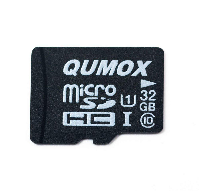 [Australia - AusPower] - QUMOX 32GB Micro SD Memory Card, Class 10, UHS-I, 32 GB Memory Card, high Speed Write Speed, 15 MB/s Read Speed up to 70 MB/s 