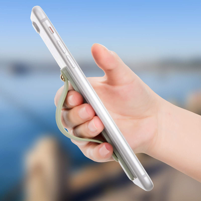 [Australia - AusPower] - 6 Pieces Phone Strap Grip Holder Finger Cell Phone Grip Telescopic Phone Finger Strap Stand Universal Finger Kickstand for Most Smartphones (Soft Colors) Soft Colors 
