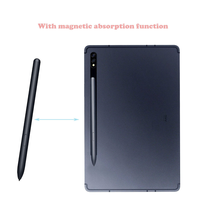 [Australia - AusPower] - Black Tab S7 / S7+ Pen Replacement Pointer Stylus Pen for Samsung Galaxy Tab S7,Tab S7+ Plus S Pen Stylus (Without Bluetooth) + Tips/Nibs 