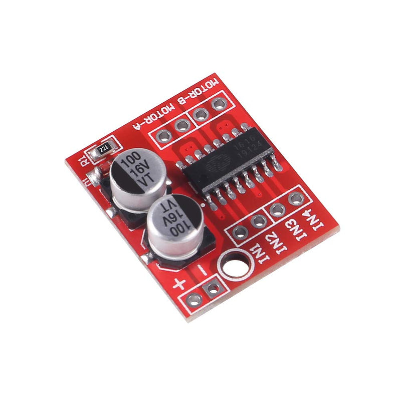 [Australia - AusPower] - Organizer 10pcs 1.5A 2 Way DC Motor Driver Module Speed Dual H-Bridge Replace Stepper L298N (Mini Controller Board) 