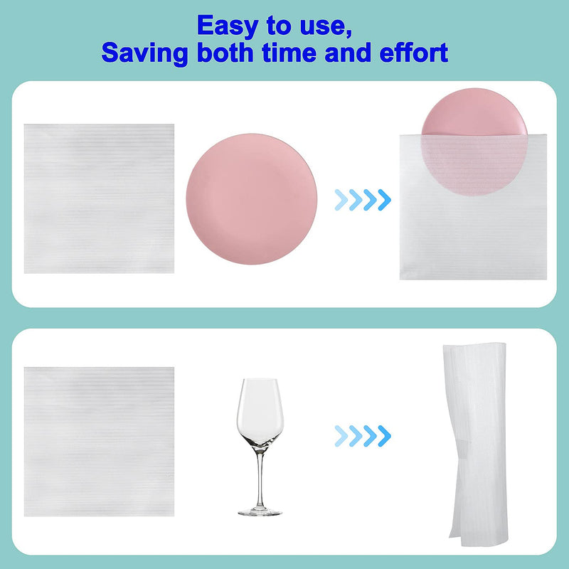 [Australia - AusPower] - 14"x14"Cushion Foam Pouches, Cushion Foam Pouch for Moving and Storing, Convenient to Use, Making Packaging and Transportation Easier,Best Packaging Material 14"x14" 