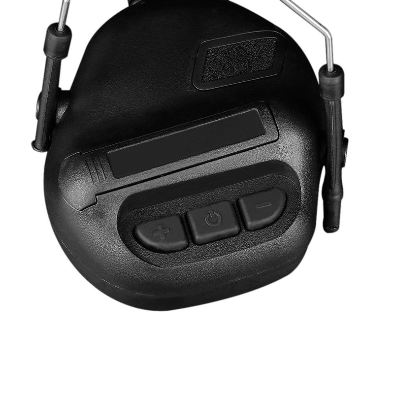 [Australia - AusPower] - ATAIRSOFT Tactical Headset war Unlimited Power intercom with Microphone Waterproof Headphones, no Noise Reduction Function BK 