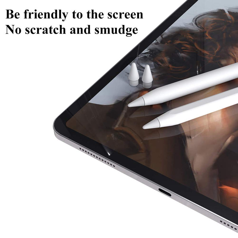 [Australia - AusPower] - Vruck Pen Tip for Apple Pencil: Replacement Stylus Fine Nib Compatible with iPad Air Mini Pro Apple Pencil 1st Gen & 2nd Generation Tips - 4 Packs 