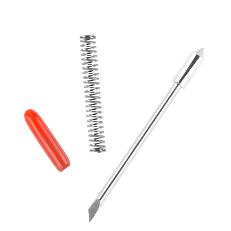[Australia - AusPower] - HQMaster 45 Degree Vinyl Cutter Blades Lettering Blade for Graphtec Cutting Plotter, Red Cap Pack Of 10 with Springs 45° 