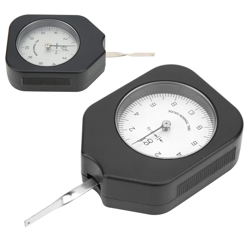 [Australia - AusPower] - Gram Tension Meter Dial Tension Meter Gauge Pressure Pull Tester Switch Force Gauge Single Needle 10G for Measuring 