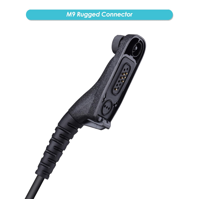 [Australia - AusPower] - BONMIXC Walkie Talkie Earpiece with Mic, Reinforced Cable Walkie Talkie Headset with PTT, Compatible with Motorola APX4000 APX 6000 APX7000 XPR6350 XPR6550 XPR7350 XPR7550e DP3600 Two Way Radios 