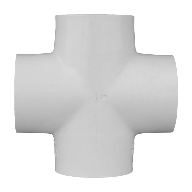 [Australia - AusPower] - CHARLOTTE PIPE 2 SCH 40 CROSS SXSXSXS PRESSURE ( 1 Unit Piece ) 2 Inch ( EACH qty: 1 ) White 