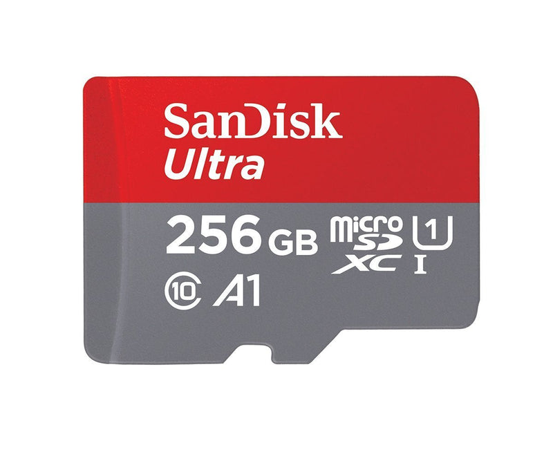 [Australia - AusPower] - SanDisk 256GB SDXC Micro Ultra Memory Card Works with Samsung Galaxy S10, S10+, S10e Phone Class 10 (SDSQUAR-256G-GN6MN) Bundle with (1) Everything But Stromboli 3.0 Card Reader 