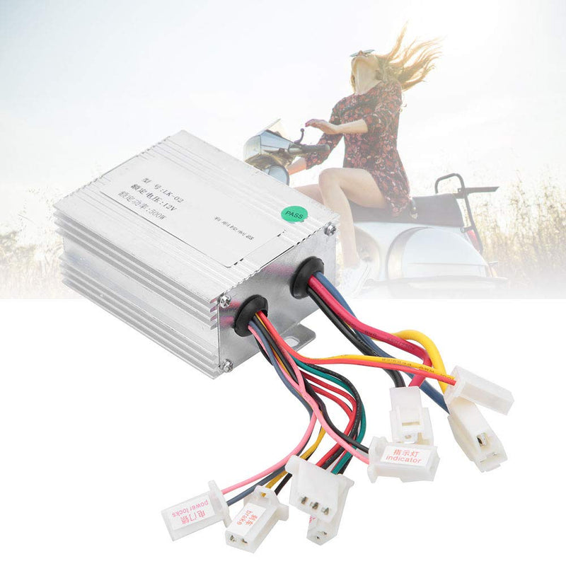 [Australia - AusPower] - Xinwoer 【𝐂𝐡𝐫𝐢𝐬𝐭𝐦𝐚𝐬 𝐃𝐞𝐚𝐥𝐬】 Electric Bicycle Speed Brush Motor Controller 12V 500W Electric Brush Motor Controller DC Motor Speed Control for Electric Vehicle Scooter 