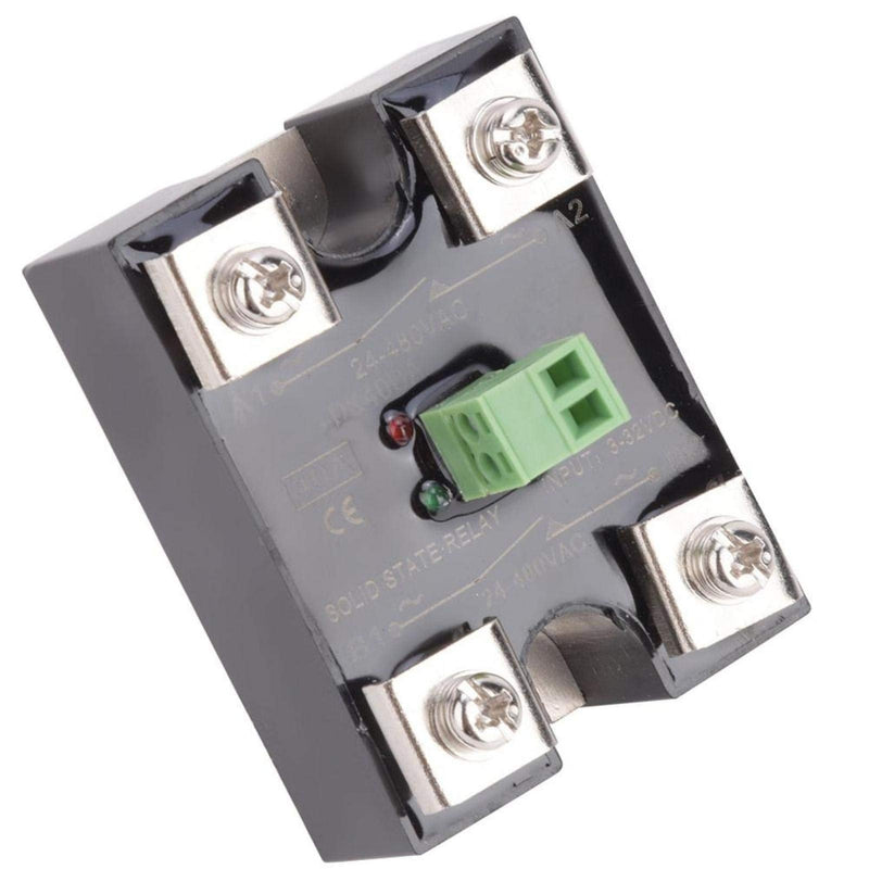 [Australia - AusPower] - BERM Solid State Relay, Single Channel DC Control & Dual Channel AC Control SSR Relay 24-480VAC (BERM-DK40DA) BERM-DK40DA 