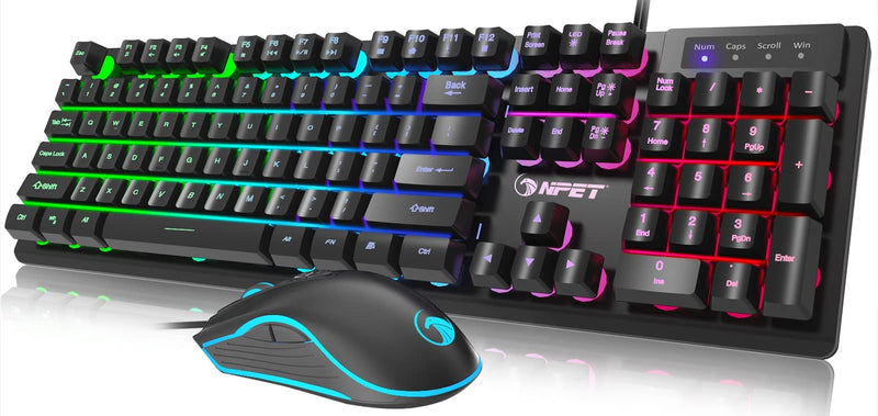 [Australia - AusPower] - NPET S20 Wired Gaming Keyboard Mouse Combo and NPET WK20 Wireless Keyboard 