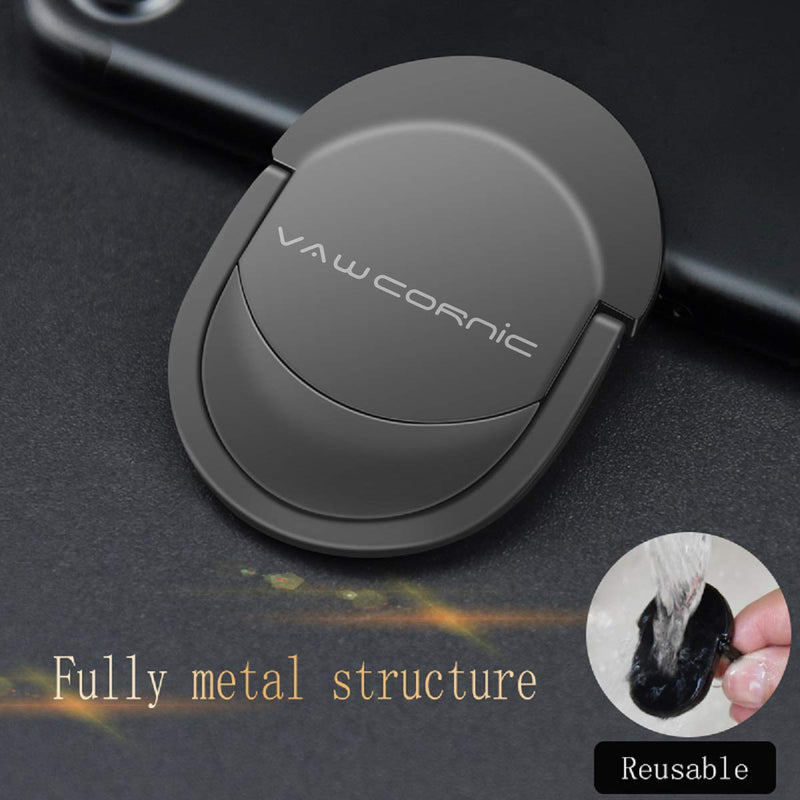[Australia - AusPower] - VAWcornic Cell Phone Ring Holder Phone Grip, 360 X 120 Degree Rotation Ultra Thin Finger Ring Kickstand for Magnetic Car Mount Compatible with Cellphone, Tablet, Kindle, Switch Lite and More 