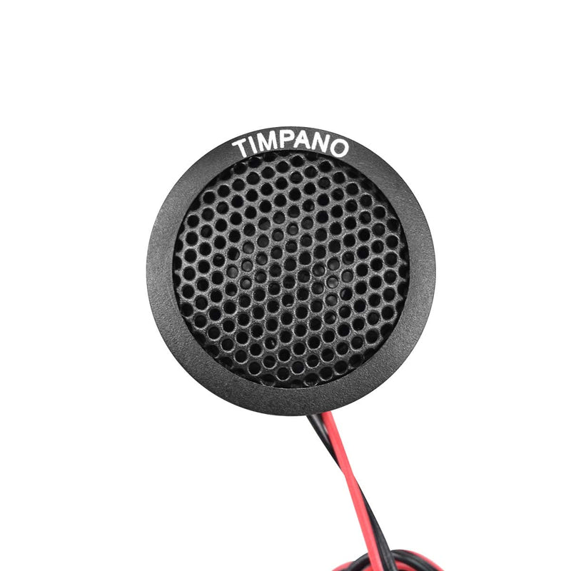 [Australia - AusPower] - Timpano TPT-ST1 Dome Tweeter, 1 Inch Tweeter Set for Car Audio, Angle or Surface Mount Tweeters, 4 Ohm Soft Dome 150 Watts Max Power Tweeter for Pro Car Audio (Pair) 