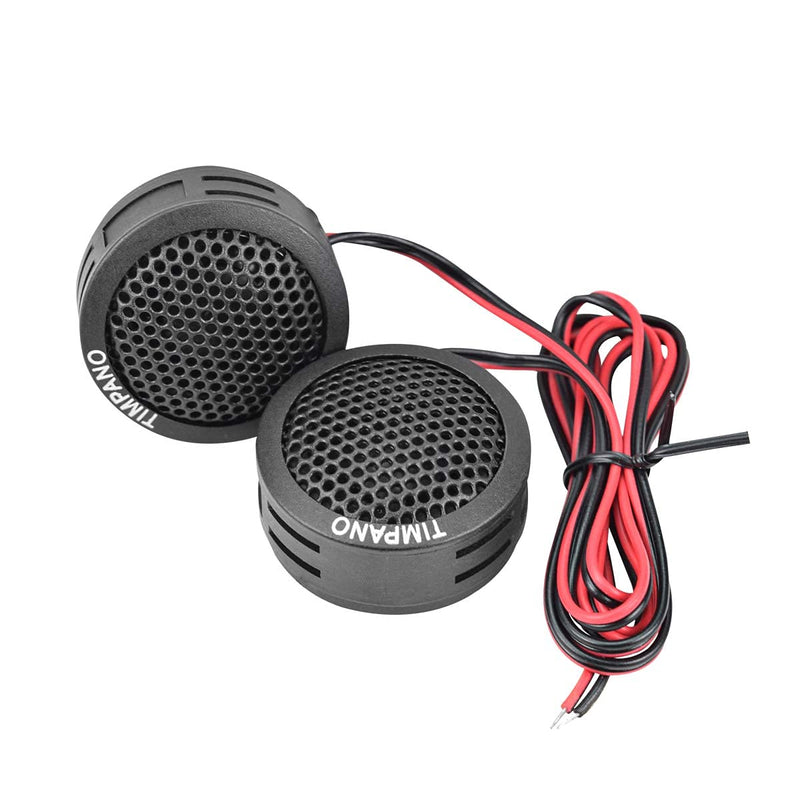 [Australia - AusPower] - Timpano TPT-ST1 Dome Tweeter, 1 Inch Tweeter Set for Car Audio, Angle or Surface Mount Tweeters, 4 Ohm Soft Dome 150 Watts Max Power Tweeter for Pro Car Audio (Pair) 