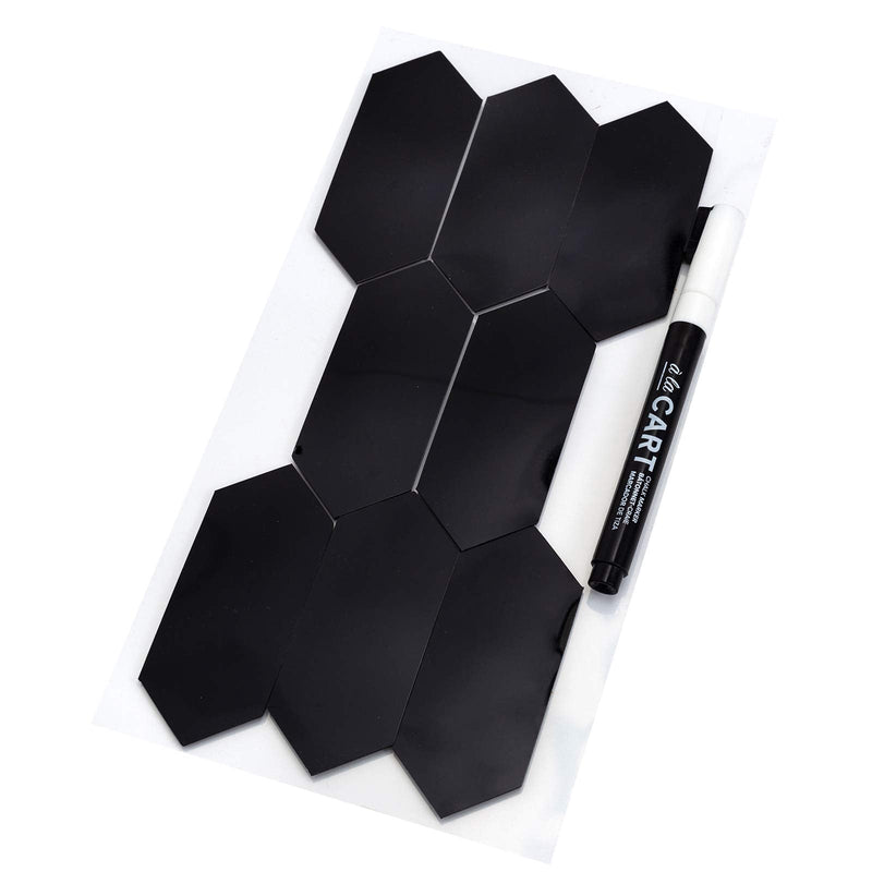 [Australia - AusPower] - We R Memory Keepers 0633356603047 Accessories A la Carte-Magnetic Chalkboard Labels and Marker (8 Piece), Multi Magnet Chalkboard Labels 