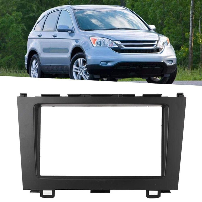 [Australia - AusPower] - Double Din Stereo Installation Kit Gorgeri Navigation Modified Frame Car DVD Stereo Radio Fascia Dash Panel 2 Din Frame Trim Kit Fit for Honda CRV 2007-2010 Car Band Coating Kit 